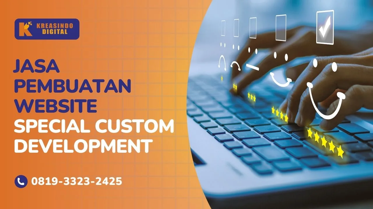 Jasa Pembuatan Website Custom Development Profesional Kreasindo Digital 0819-3323-2425